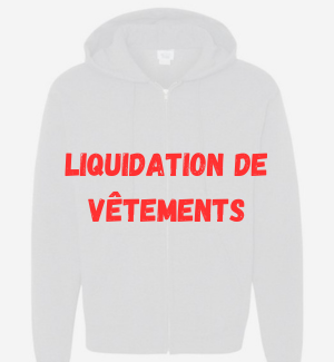 Liquidation de vêtements